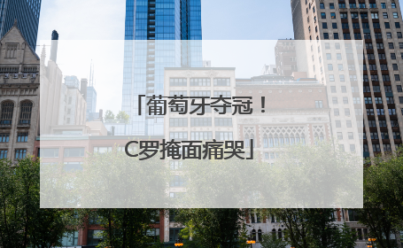 葡萄牙夺冠！C罗掩面痛哭