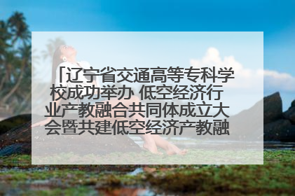 辽宁省交通高等专科学校成功举办 低空经济行业产教融合共同体成立大会暨共建低空经济产教融合新生态论坛
