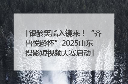 银龄笑靥入镜来！“齐鲁悦龄杯”2025山东摄影短视频大赛启动