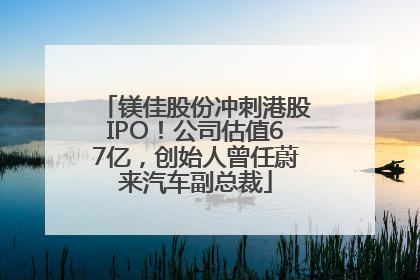 镁佳股份冲刺港股IPO！公司估值67亿，创始人曾任蔚来汽车副总裁