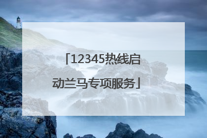 12345热线启动兰马专项服务