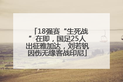 18强赛“生死战”在即，国足25人出征雅加达，刘若钒因伤无缘客战印尼