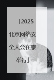 2025北京网络安全大会在京举行