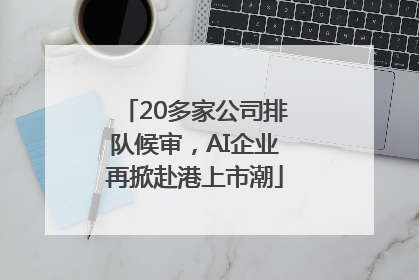20多家公司排队候审，AI企业再掀赴港上市潮
