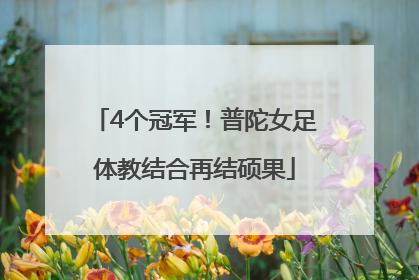 4个冠军！普陀女足体教结合再结硕果
